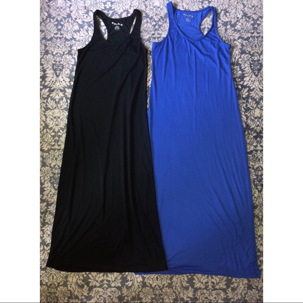 2 for 1❗️Just Love racerback solid maxi dresses.